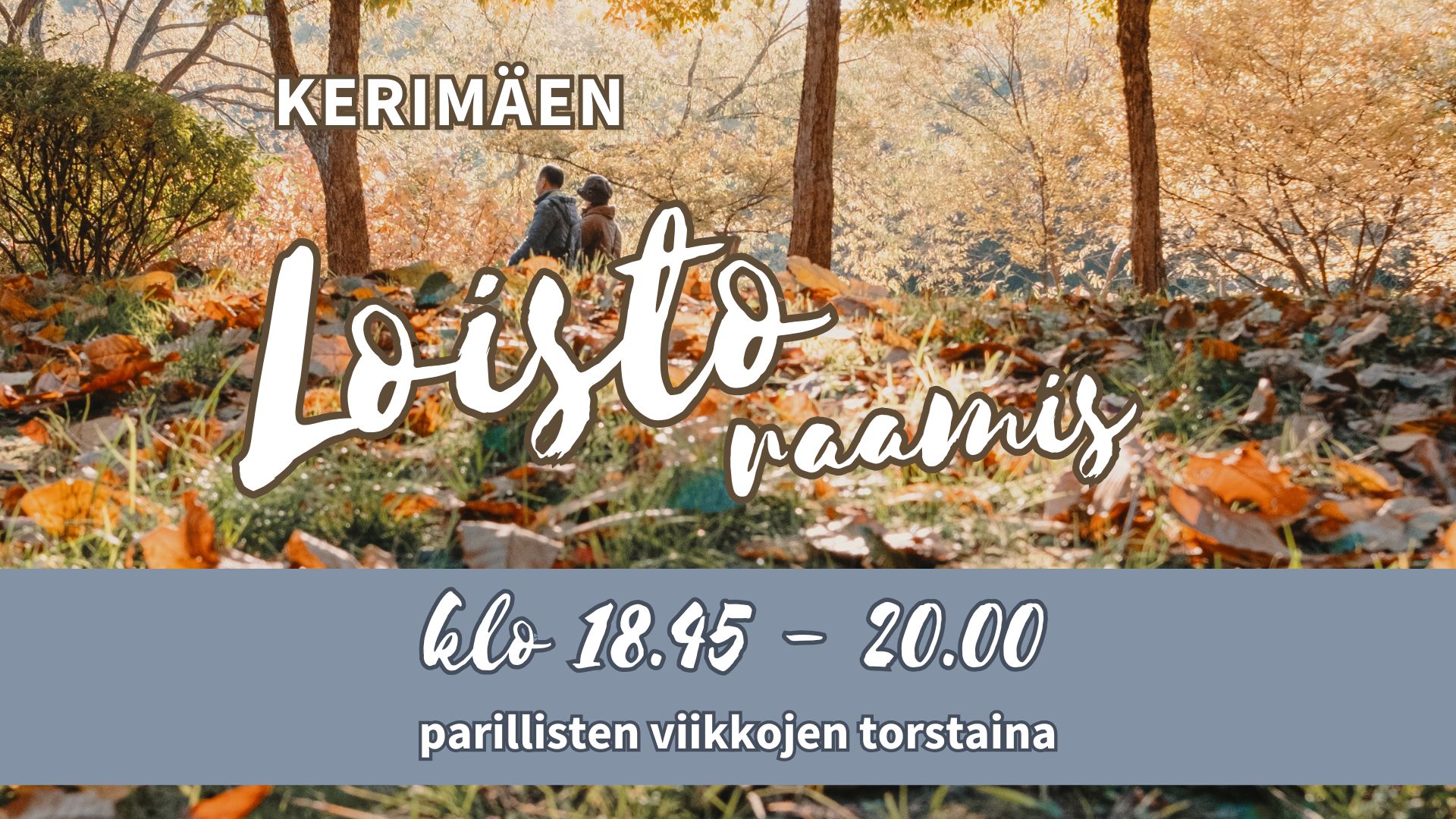 Kerimäen Loiston raamis to 16.10. klo 18.45